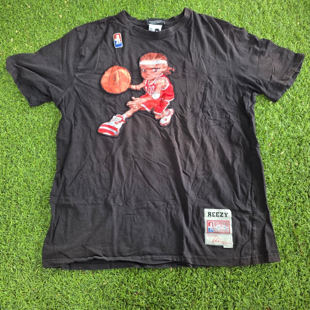 The Boondocks Reezy 100 Basketball Graphic T-Shirt Black Mens 3XL Riley Freeman
